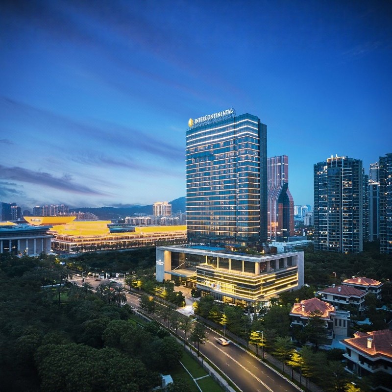 【180°环岛海景房,鲸鱼大堂下枕浪入眠】4晚厦门洲际海景酒店多房型|多景点可选