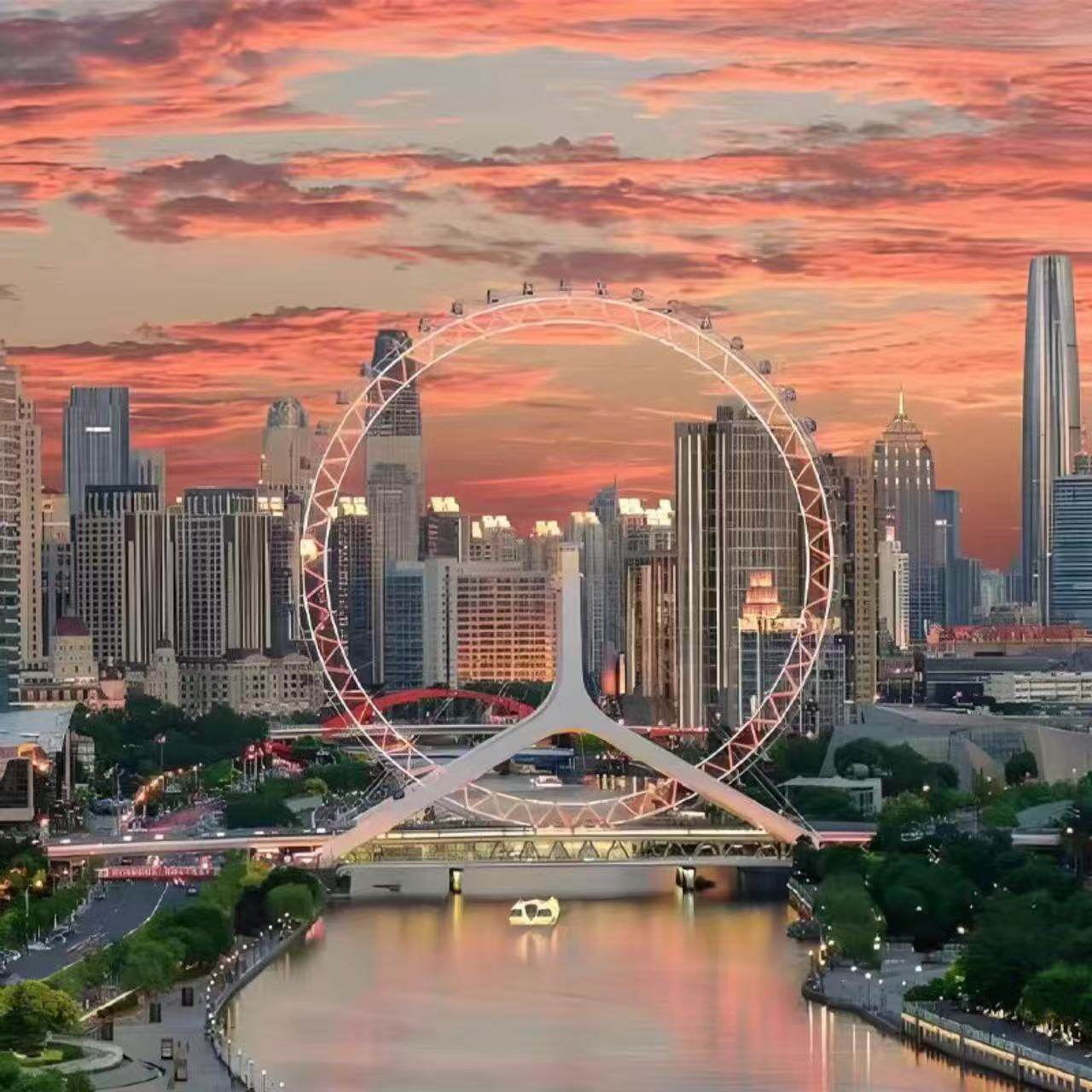 北京出发天津一日游天津相声意式风情街古文化街乘船出海玩乐