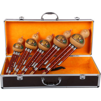 Blue Peacock Hulusi Set Yunnan Musical Instruments Exclusive