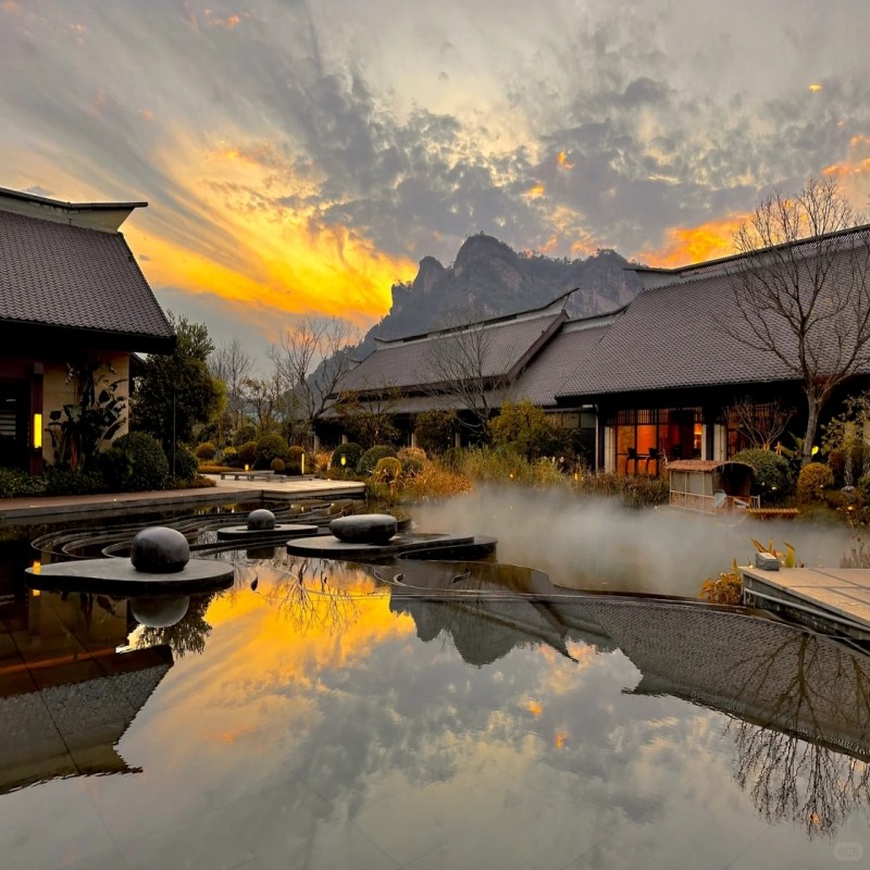 D2天1南平武夷山景区岚山小院民宿岚境不念自由行+三姑度假区玉龙谷门票