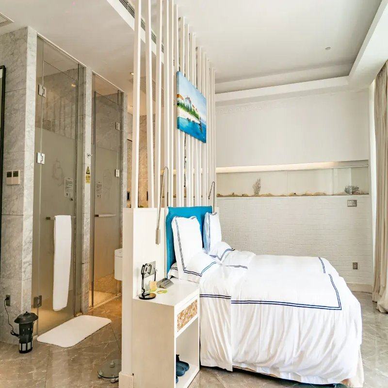 三亚蜈支洲岛珊瑚酒店+天成中央海岸海景酒店 丨园景房+全海景房 双早丨蜈支洲岛门船票