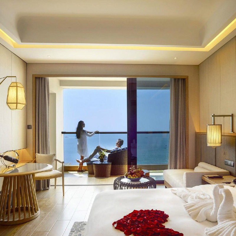 三亚哈曼度假酒店套餐3天2晚大东海一线海景房度假精致下午茶亲子可住三成人家庭房套餐