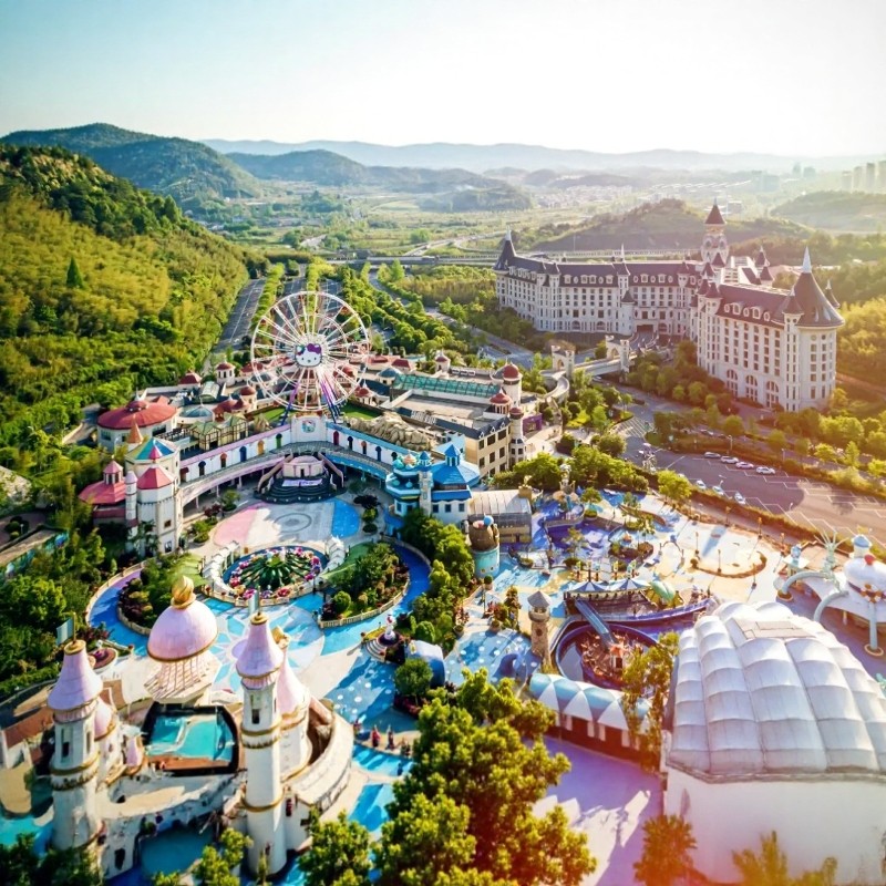 【梦幻城堡 乐园畅玩】2天1晚安吉银润锦江城堡酒店+杭州Hello kitty乐园/滑雪