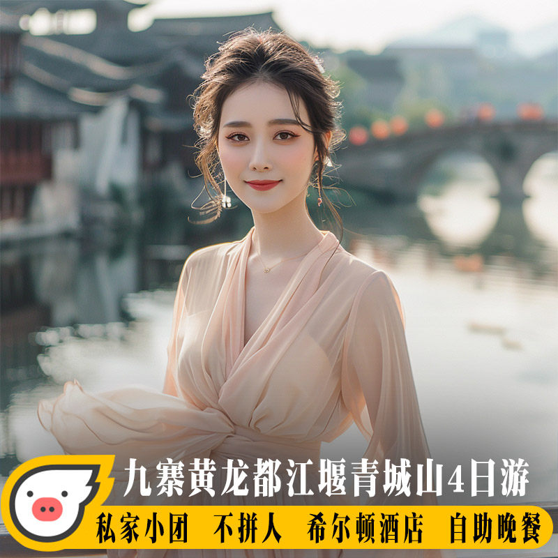 九寨沟黄龙纯玩旅游都江堰青城山私家小团希尔顿洲际4天3晚2-6人 - 定制游预订