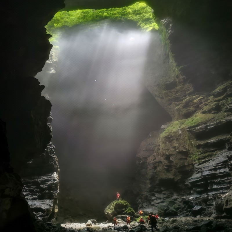 【双人套餐】十二背后双河洞·地下河谷+观光车+电梯+双河客栈1晚自由行·可升级飞拉达