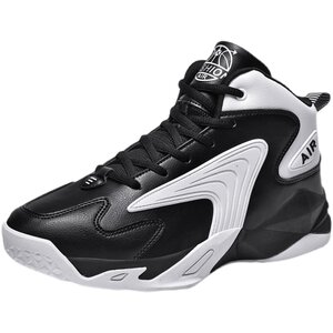 AJ men's shoes autumn high -ranking basketball shoes male wear -resistant anti -slip dad shoes large size leather noodle venom student tide shoes