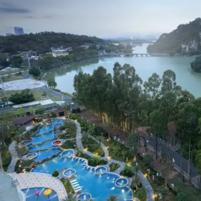 肇庆七星岩温德姆至尊/园景公寓大/高级园景双+无限次矿泉+水上乐园+2天1晚