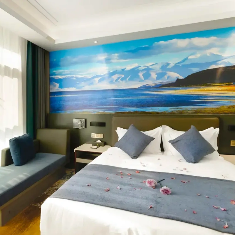 D1天1晚西藏那曲兰泊富氧国际酒店自由行+萨普神山门票单人酒景套餐