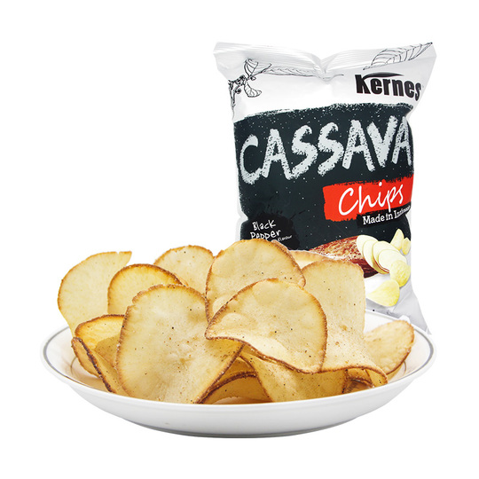 Kerns ブラックペッパー タピオカチップス 150g - インドネシア