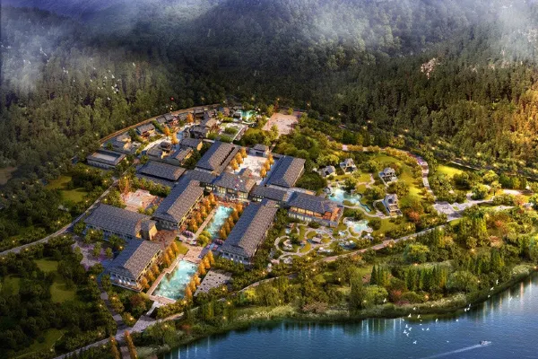 【温泉】福州永泰梧桐悦华温泉酒店(建发山外山店)+双人温泉门票 1天1晚