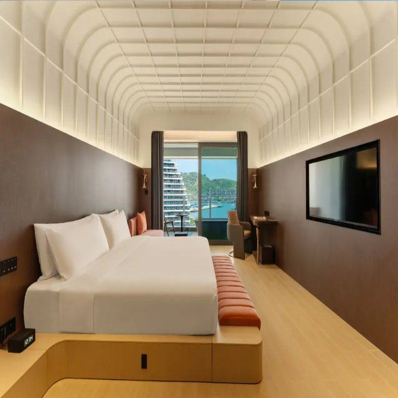 三亚蜈支洲岛珊瑚酒店+天成中央海岸海景酒店 丨园景房+全海景房 双早丨蜈支洲岛门船票