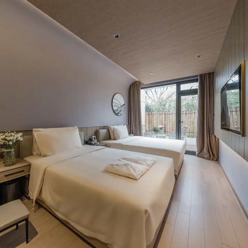 【乐享】上海世博中心耀华路亚朵酒店几木园景亲子双房2天1晚+上海温室花园