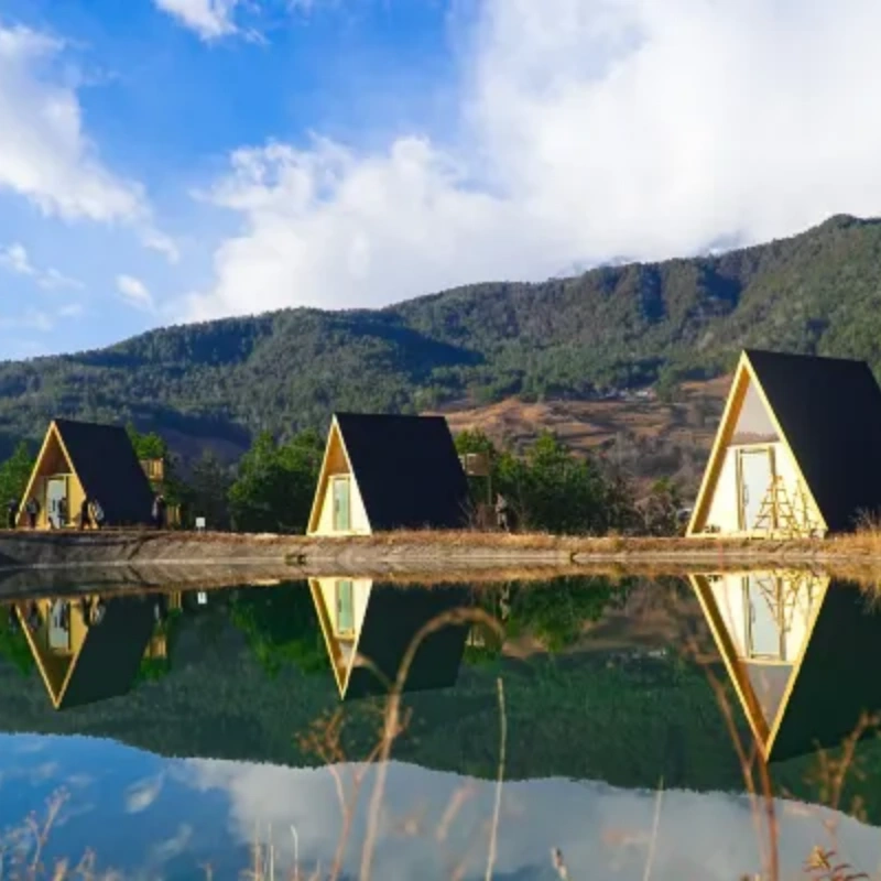 丽江玉龙雪山缦云里日照金山观景民宿 豪华大床房2天1晚+早餐+玉龙雪山门票