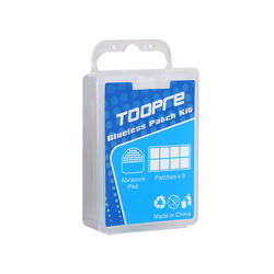 Glue-free quick tool tire repair patch for mountain road bikes