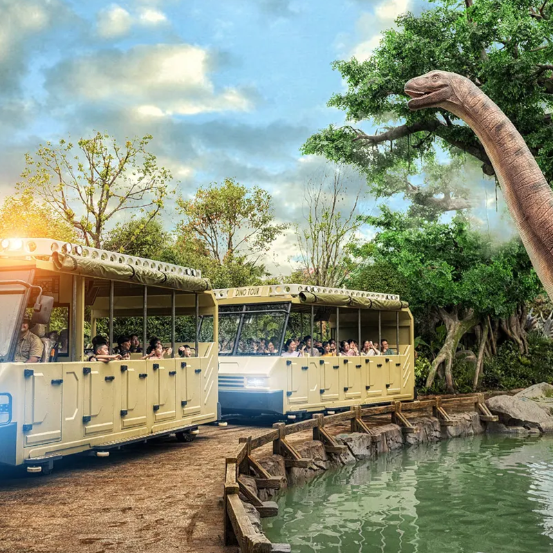 常州中华恐龙园1晚景尚\希尔顿花园\维景\开元名都酒店+2人恐龙园