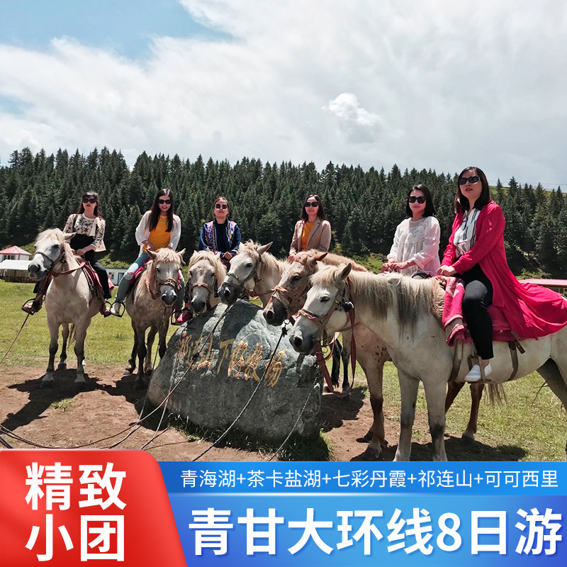 西北青甘大环线跟团游青海旅游敦煌莫高窟七彩丹霞8天7晚纯玩私家 - 定制游预订