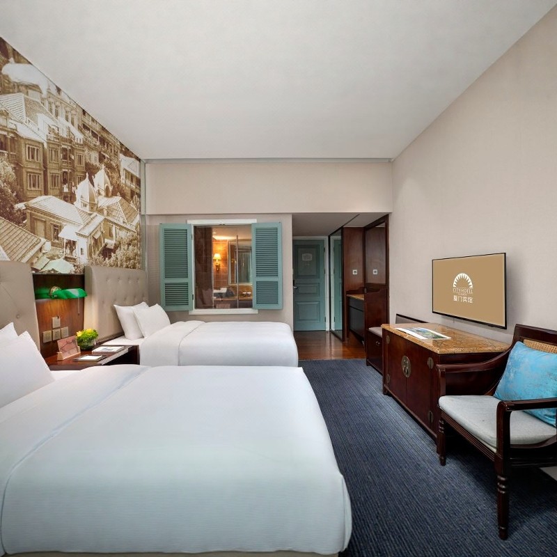 【周末不加价,步行达中山路】2天1晚福建厦门宾馆行政景观房+多景点搭配自由选择