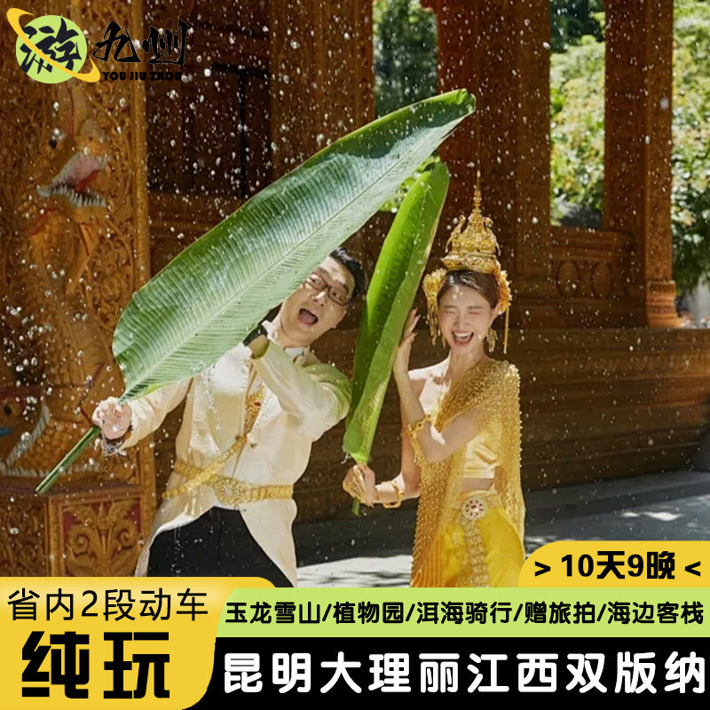 10天0购物云南旅游西双版纳昆明大理丽江雪山野象谷洱海海边客栈 - 定制游预订