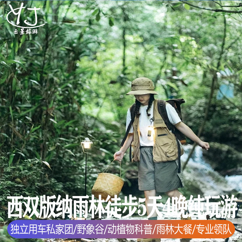 基诺山寨雨林徒步|全国出发去到云南西双版纳旅游5天独立私家团 - 定制游预订