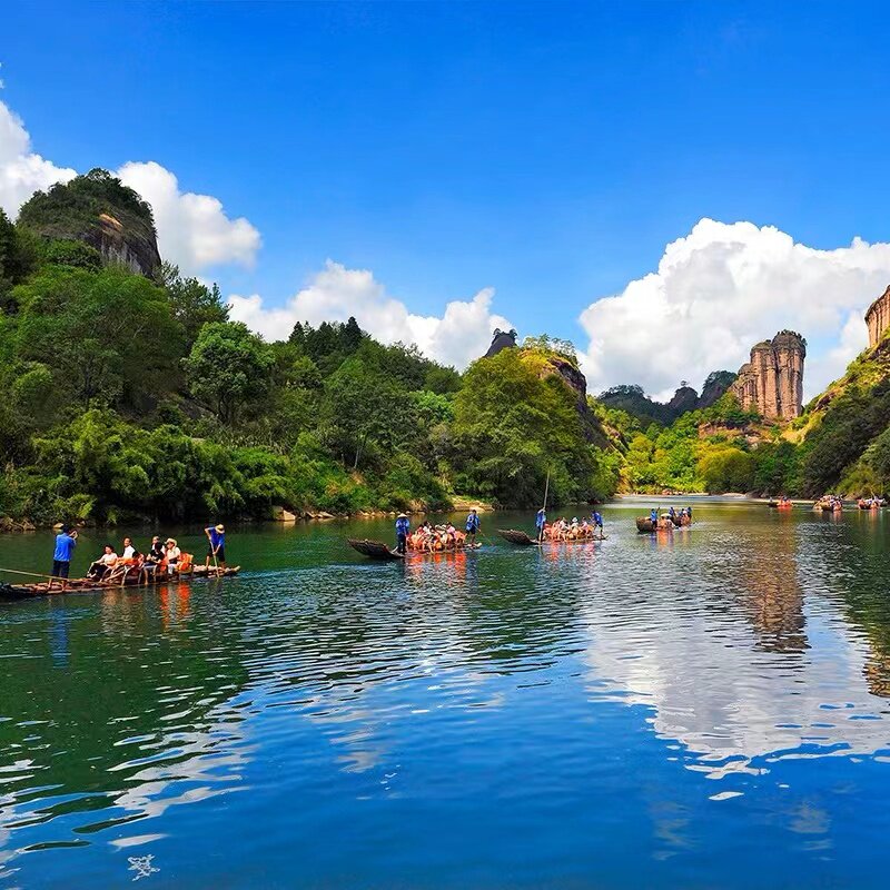 武夷山一日游+九曲溪竹筏漂流+印象大红袍演出 - 定制游预订