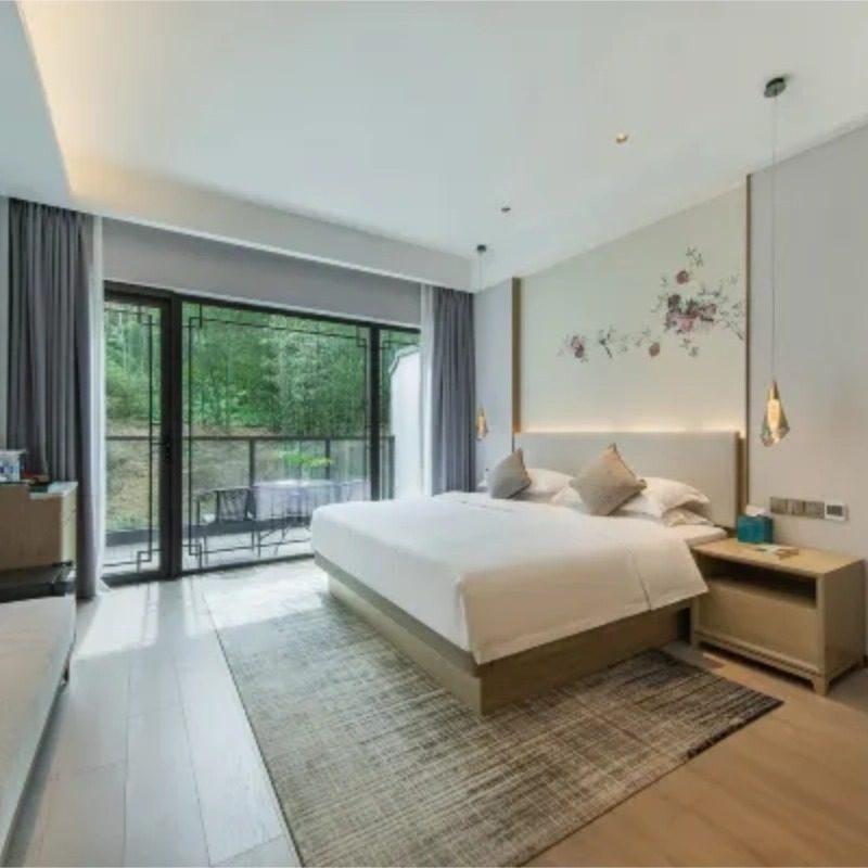 【周末元旦不加价】安吉悠然谷汤泉度假酒店+双早+正餐(可选)+围炉煮茶+茶野汤泉