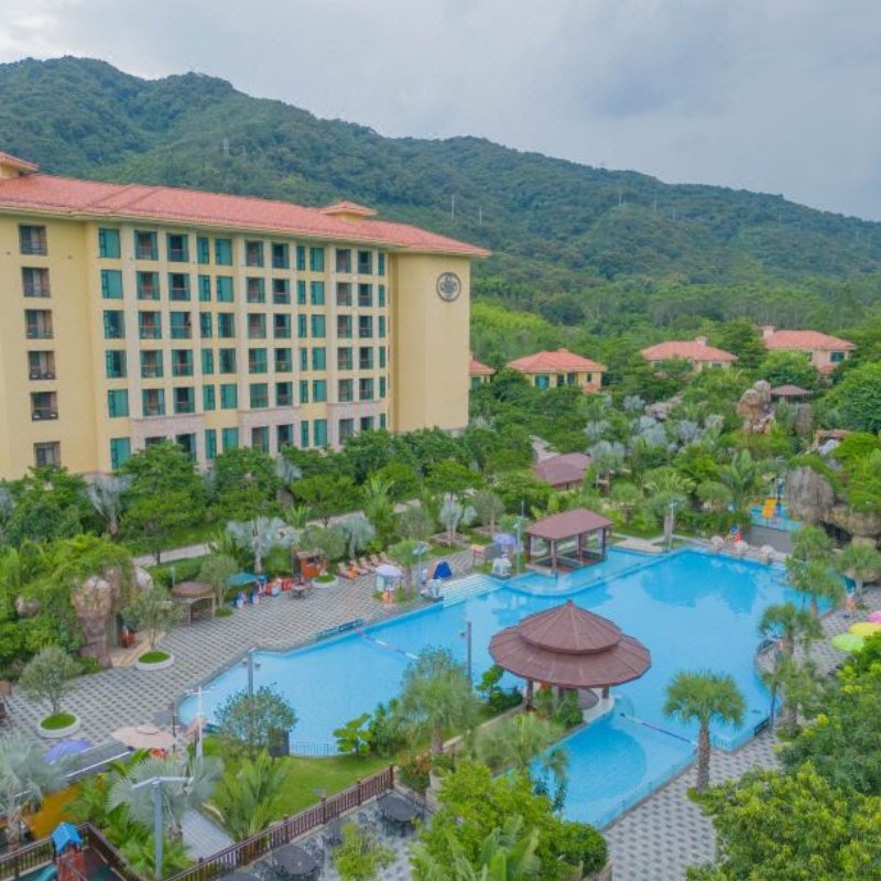 广州增城白水寨嘉华温泉酒店含自助早餐2天1晚自由行晚餐下午茶套餐