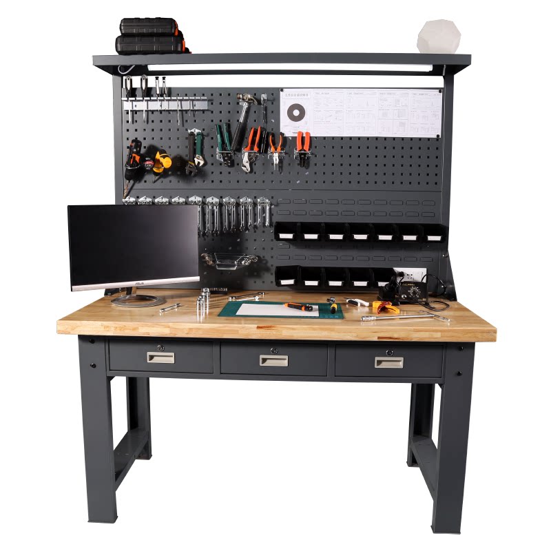 Taifu Solid Wood Table Board - Multi-Function Workbench with Drawer and ...