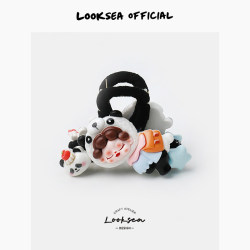 Looksea Official Cute Animal Sleeping Beauty Hair Clip Cartoon Hairpin Back of the Head High-End Shark Clip