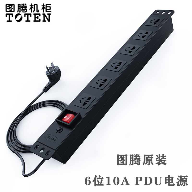 TOTEM 6Ʈ 10A ο  ǥ PDU  ġ 2500W   1.8M   -