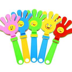 Hand Clapping Toy, Clap Your Hands on the Floor, Promotional Activity Small Gift, Glowing Palm, Plastic Smiling Face, Clapping Gadget