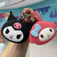 Sanrio, силиконовый кошелек, сумка, бумажник, брелок, аксессуар на рюкзак, подвеска, подарок на день рождения