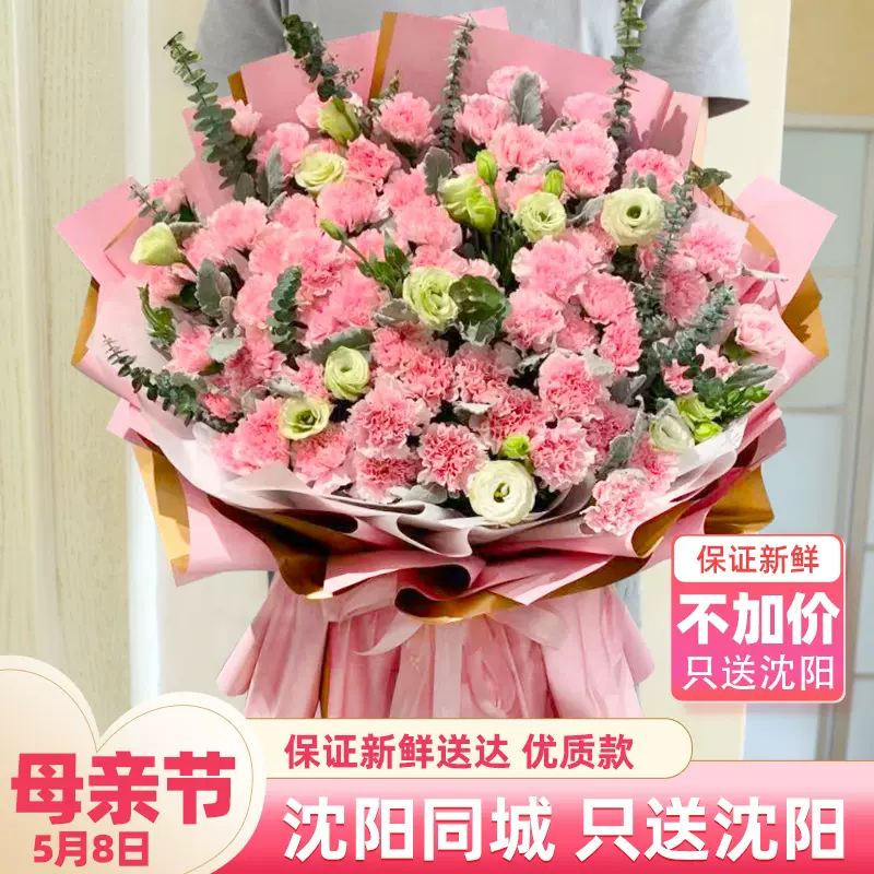 教师节99朵粉色康乃馨花束沈阳鲜花生日同城速递送妈妈祝寿送 教师节99朵粉色康乃馨花束沈阳鲜花生日同城速递送妈妈祝寿送
