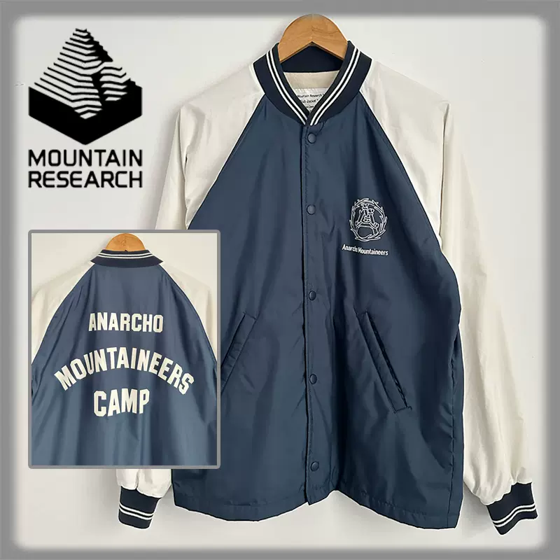 MOUNTAIN RESEARCH 内薄绒插肩教练夹克新品同样日本产M码-Taobao