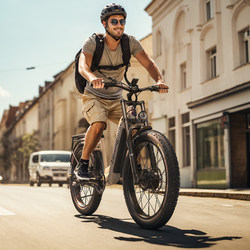 26inch Dual-Drive Electric Bicycles for Adults, Off-Road Scooters, Lithium Battery Mountain Bikes, Fat Tire Commuting Vehicles, Snowmobiles