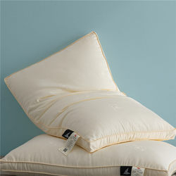 Ultra-Fine Soybean Fiber Fluffy Soft Pillow Core, Slow Rebound, Comfortable Hotel and B&B Pillow, Feather Velvet Soft Cloud Pillow