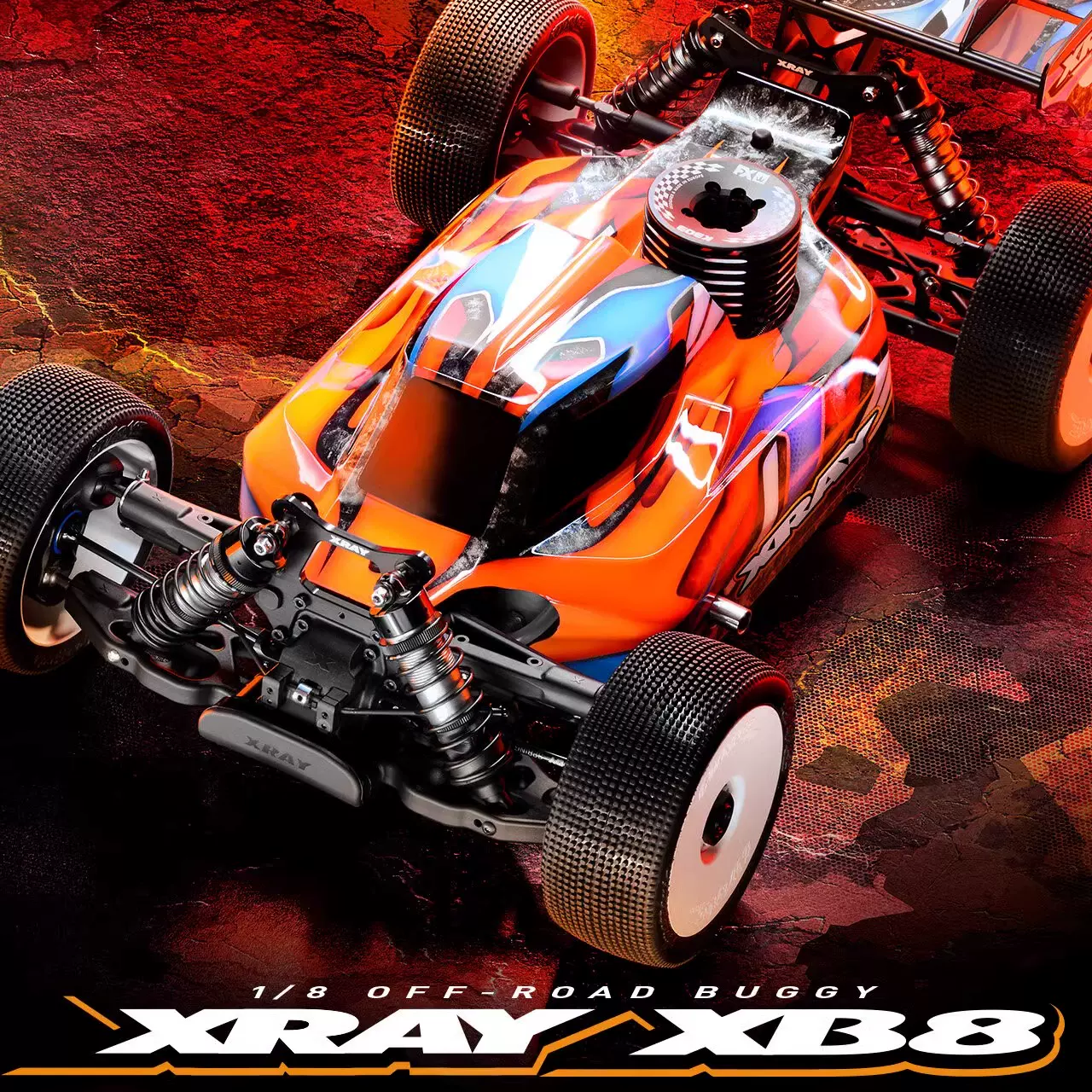 ホビーラジコン Xray XB8 1/8 Xray XB8E'24 - Luxury 1/8 Electric Off-Road Car XRA350161