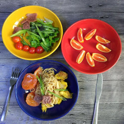 Ceramic Colorful Dessert Internet Celebrity Tableware Set Plate