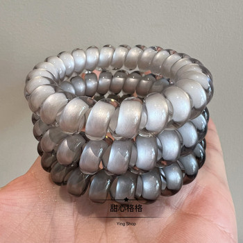 
Premium color ~ 5 times high elasticity and durable phone cord hair tie