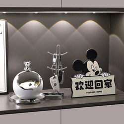 Welcome Home Key Storage Entryway Ornament Violent Bear Shoe Cabinet Shelf Living Room Tv Cabinet Decoration