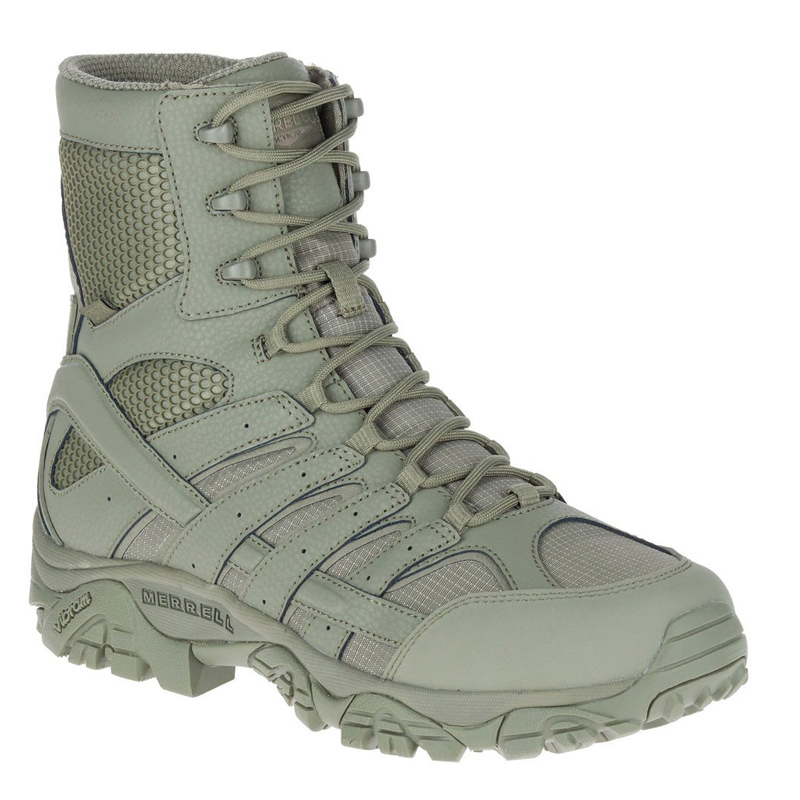 個人装備 MERRELL MOAB 2 TACTICAL MID H/GRAY Merrell Moab 2 Ultra-Light Tactical Boots - Men's High-Tube