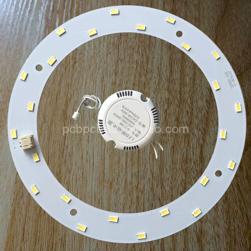 24LED吸顶灯150MM-5730-2B12C白光暖光12W圆形灯替换灯盘-Taobao