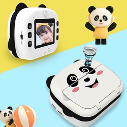 Simpatico Panda Hd Print Mini Fotocamera Digitale Polaroid Per Bambini Giocattoli Per Cartoni Animati Per Bambini Premi Regalo