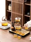 Tang Feng ấm trà thủy tinh bếp gốm điện Bộ hoàn chỉnh của bộ trà tự động tiếp tân tại nhà hút từ tính nước lười pha trà hiện vật bàn trà đạo bantradaovn