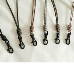 Rcman Japanese Style Multi-Color Workwear Lanyard Neck Strap Camouflage Solid Color