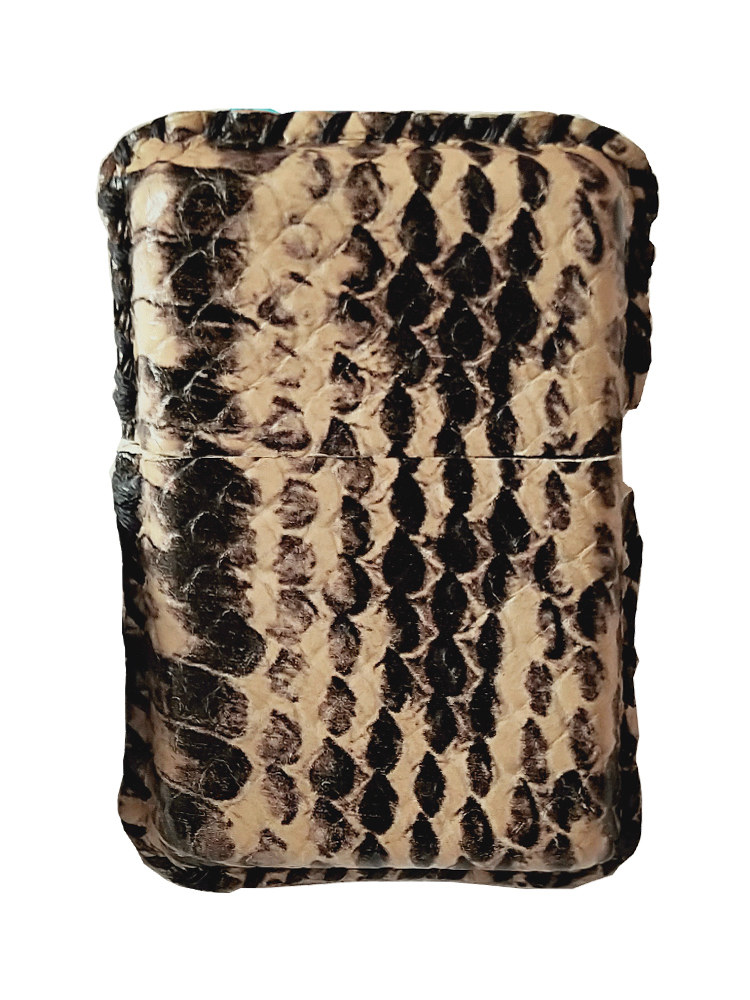 The Lettersクロコダイルライターケース オイルライター革ケース 本クロコダイル 革サック ZIPPO対応