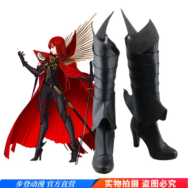 Fgo 魔王信長三破的模式cos演出鞋游戏动漫cosplay靴支持图