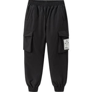 
Balabala children's clothing children's pants boys and girls trousers in winter medium and large children's down pants loose warm plus velvet