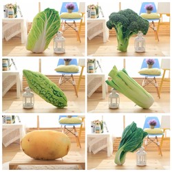 Simulated Vegetable Plush Pillow, Winter Melon, Potato, Green Vegetable, Pepper Plush Cushion, Creative Toy, Gift, Photography Prop