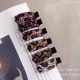 Colorful rhinestone hair clip side bangs clip 2025 new light luxury crystal hair clip markless duckbill clip headdress
