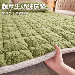 Winter Home Bedroom Mattress Thickened Warm Bed Pad Soft Cushion Quilt Taffeta Dormitory Student Single Foldable